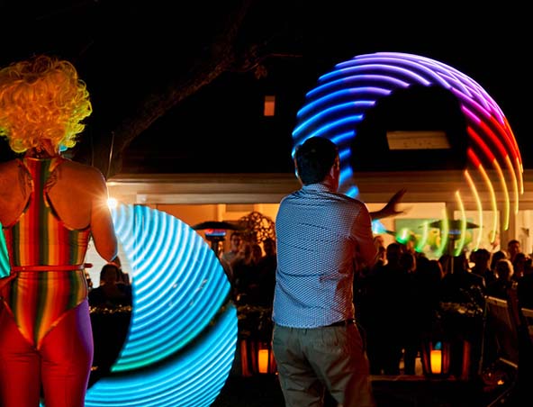 Sydney LED Hula hoopers