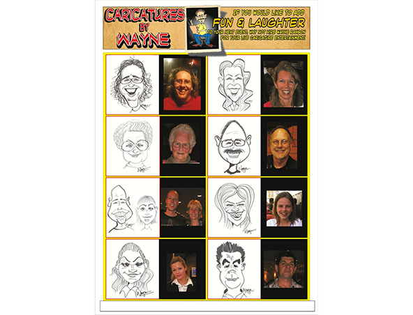 Brisbane Caricaturist - Wayne Ranson - Caricatures - Cartoonist